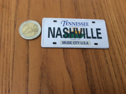 Magnet "NASHVILLE TENNESSEE" Etats-Unis (plaque Minéralogique) - Magnetos