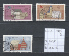 (TJ) Europa CEPT 1978 - Bundespost YT 816/18 (gest./obl./used) - 1978