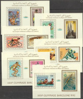 Comores 1988, Olympic Games In Barcellona, Athletic, Tennis, Basketball, Cycling, Fight, Stamp On Stamp, 6BF - Comores (1975-...)