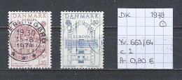 (TJ) Europa CEPT 1978 - Denemarken YT 663/64 (gest./obl./used) - 1978