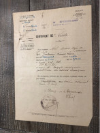 Certificat De Visite 1920 23eme Régiment D’infanterie Colonial - Dokumente