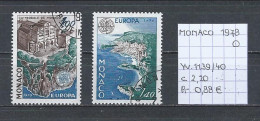 (TJ) Europa CEPT 1978 - Monaco YT 1139/40 (gest./obl./used) - 1978