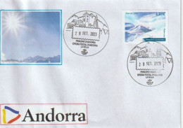 2023:Port De Cabús (2302m)Col Dans Les Pyrénées, Frontière Andorrane-Espagnole. Haute Faciale 4,83 Euro. Lettre - Cartas & Documentos