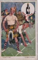 Art Card Scottish Start Run  Winner  Bottle Of Scotch Whisky Kilt - Athlétisme