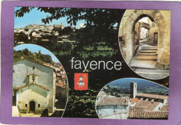 83 FAYENCE  Village Provençal à Proximité Du Lac De St Cassien Multivues Blason - Fayence