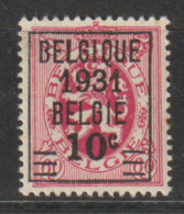 België/Belgique - OBP/COB 316 - Heraldieke Leeuw - MNH/NSC/** Roest/Rouille - Typo Precancels 1929-37 (Heraldic Lion)