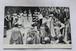 Cpsm, The Crowning Of Her Majesty Elizabeth In Westminster, Angleterre - Westminster Abbey