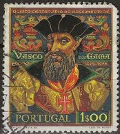 PORTUGAL 1969 500th Birth Anniversary Of Vasco Da Gama - 1e - Vasco Da Gama FU - Usado