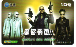 MATRIX  Film Movie  Télécarte Chine Phonecard (1095) - Cinéma