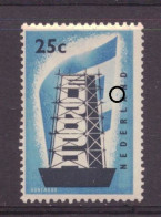 Nederland / Niederlande / Pays Bas NVPH 682 PM1 Plaatfout Plate Error MH * (1956) - Variétés Et Curiosités