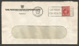 1945 Musson Book Company Corner Card Cover 4c War Slogan Toronto Ontario - Postal History