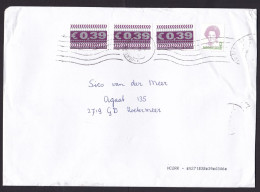Netherlands: Cover, 2000s, 4 Stamps, Queen Beatrix, High Value (minor Creases) - Brieven En Documenten