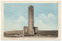 CPSM - LA ROQUE D'ANTHERON (B Du R) - Monument Départemental Des Héros De La Résistance - Autres & Non Classés