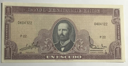 Chile Banknote 1 Escudo, 1961/2, P 135, UNC. - Chili