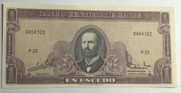 Chile Banknote 1 Escudo, 1961/2, P 135, UNC. - Chile