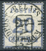 !!! ALSACE LORRAINE, N°6 AVEC DOUBLE CACHET : BACCARAT ENCADRE + FELDPOST RELAIS 2 - Gebraucht