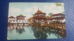 Delcampe - Tea House In China Town , Cachet Deutsche Post Peking - China