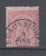 COB 46 Oblitération Centrale ECAUSSINNES - 1884-1891 Léopold II