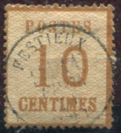 !!! ALSACE LORRAINE, N°5 CACHET FRANCAIS DE FESTIEUX TYPE 16 - Usati