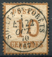 !!! ALSACE LORRAINE, N°5 CACHET FRANCAIS DE SOULTZ SOUS FORET AU TYPE 16. SUPERBE - Usati