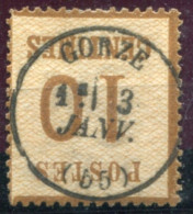 !!! ALSACE LORRAINE, N°5 CACHET FRANCAIS DE GORZE - Usados