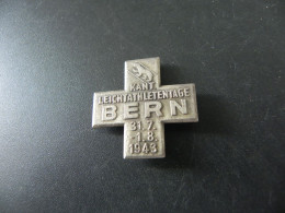 Old Badge Suisse Svizzera Switzerland - Turnkreuz Bern 1943 - Non Classificati