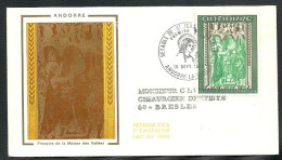 ANDORRE =  ENVELOPPE  PREMIER JOUR  1971 - Used Stamps