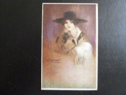 T1 - Illustrateur Mauzan - 1918 - Femme Au Chapeau - Mauzan, L.A.