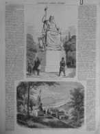 1849 STATUE LE GEANT DES ALPES SAPEY SCULPTEUR 1 JOURNAL ANCIEN - Non Classés
