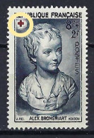 FRANCE Ca.1950: Le Y&T 876 Neuf**, Var. "du Bleu Dans La Croix" - Used Stamps