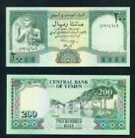 YEMEN -  1996 200 Rial UNC  Banknote - Yémen