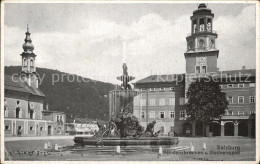 72463450 Salzburg Oesterreich Residenzbrunnen Und Glockenspiel Hellbrunn - Autres & Non Classés