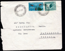 Somalia AFIS, POSTA VIAGGIATA 1957, MOGADISCIO PER CAVARZERE (VE) - Somalia (AFIS)