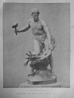 1898 STATUE LE DESARMEMENT TEMPS FUTURS BELLO SCULPTEUR 1 JOURNAL ANCIEN - Non Classés