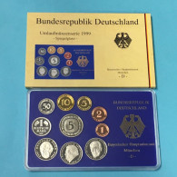 BRD - GERMANIA FEDERALE - 1999 D PROOF - Set Di Monete Divisionali - Mint Sets & Proof Sets