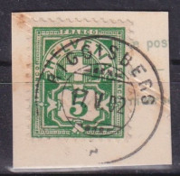 Ziffer 65B, 5 Rp.grün  (RIGGISBERG)     1902 - Oblitérés
