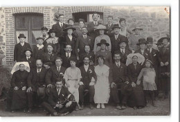 CPA Carte Photo St Saint Priest Scene De Mariage - J.B. Boudeau Photos - Saint Priest Taurion