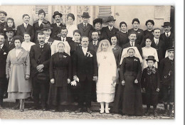 CPA Carte Photo Ambazac Scene De Mariage - J.B. Boudeau Photos - Ambazac