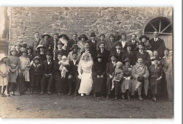 CPA Carte Photo La Gravade Scene De Mariage - J.B. Boudeau Photos  - Saint Priest Taurion