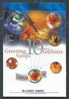 Canada BK166a (#1507-1508) MNH + FDC - Greetings Booklet - 1 - Carnets Complets