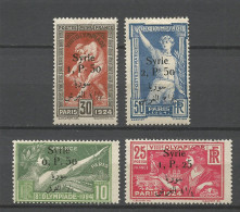 SYRIE Série Complète N° 149 à 152  NEUF*  AVEC OU TRACE DE CHARNIERE  / Hinge  / MH - Unused Stamps