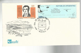 53004 ) Argentina FDC Postmark 1982 - Lettres & Documents