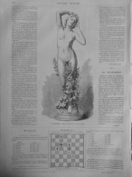 1868 STATUE LE PRINTEMPS VELA SCULPTEUR 1 JOURNAL ANCIEN - Non Classés