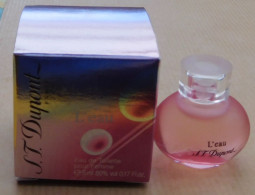 Miniature Parfum  L'Eau Pour Femme De DUPONT - Miniaturen Damendüfte (mit Verpackung)