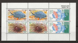 1979 MNH New Zealand Health Sheetlets Postfris** - Blocks & Kleinbögen