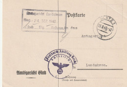 Feldpost - Karte- 1940 -GLATZ - Feldpost 2e Guerre Mondiale