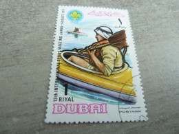Dubai - International Scout Jamboree - Japan - 1 Riyal - Postage - Multicolore - Oblitéré - Année 1971 - - Aviron