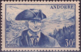 Andorra Francese 1948 30fr. MNH/** Vedere Scansione - Neufs