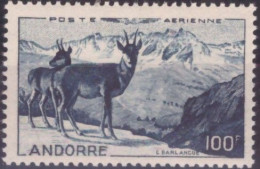 Andorra Francese 1950 100fr MNH/** Vedere Scansione - Neufs