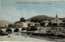 £-30- Gard - Bessèges - Le Pont Et La Cèze Du Côté De L' Eglise - Bessèges